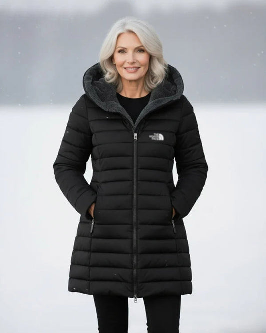 [Ausverkauf] – Gesteppter Mantel mit Fleece-Futter